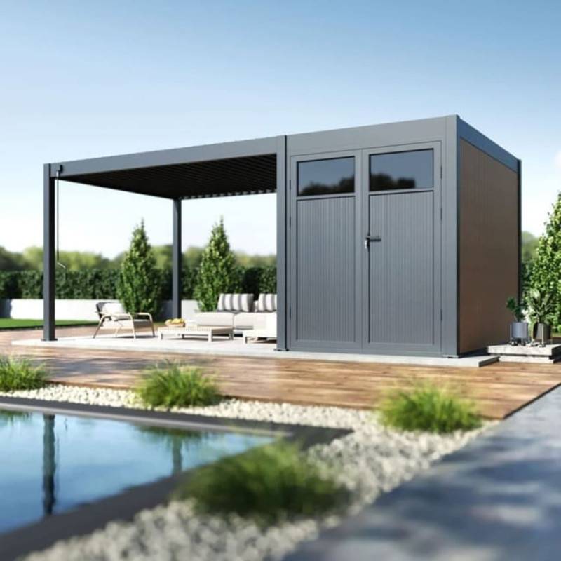 Ombrea - Abri de jardin pour pergola bioclimatique autoportée - 3M - Image 1