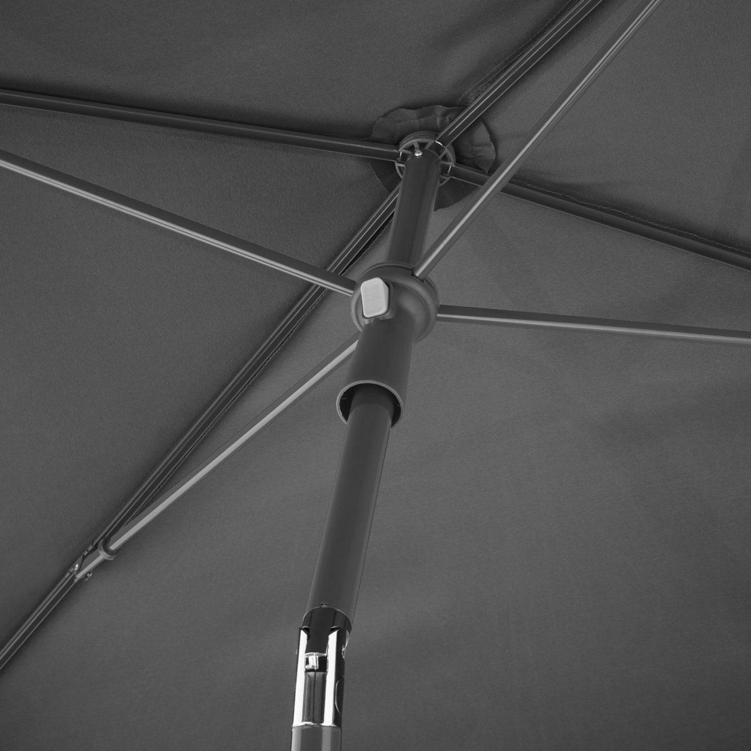 Helloshop26 - Parasol 200 x 125 cm meuble jardin gris - Image 5