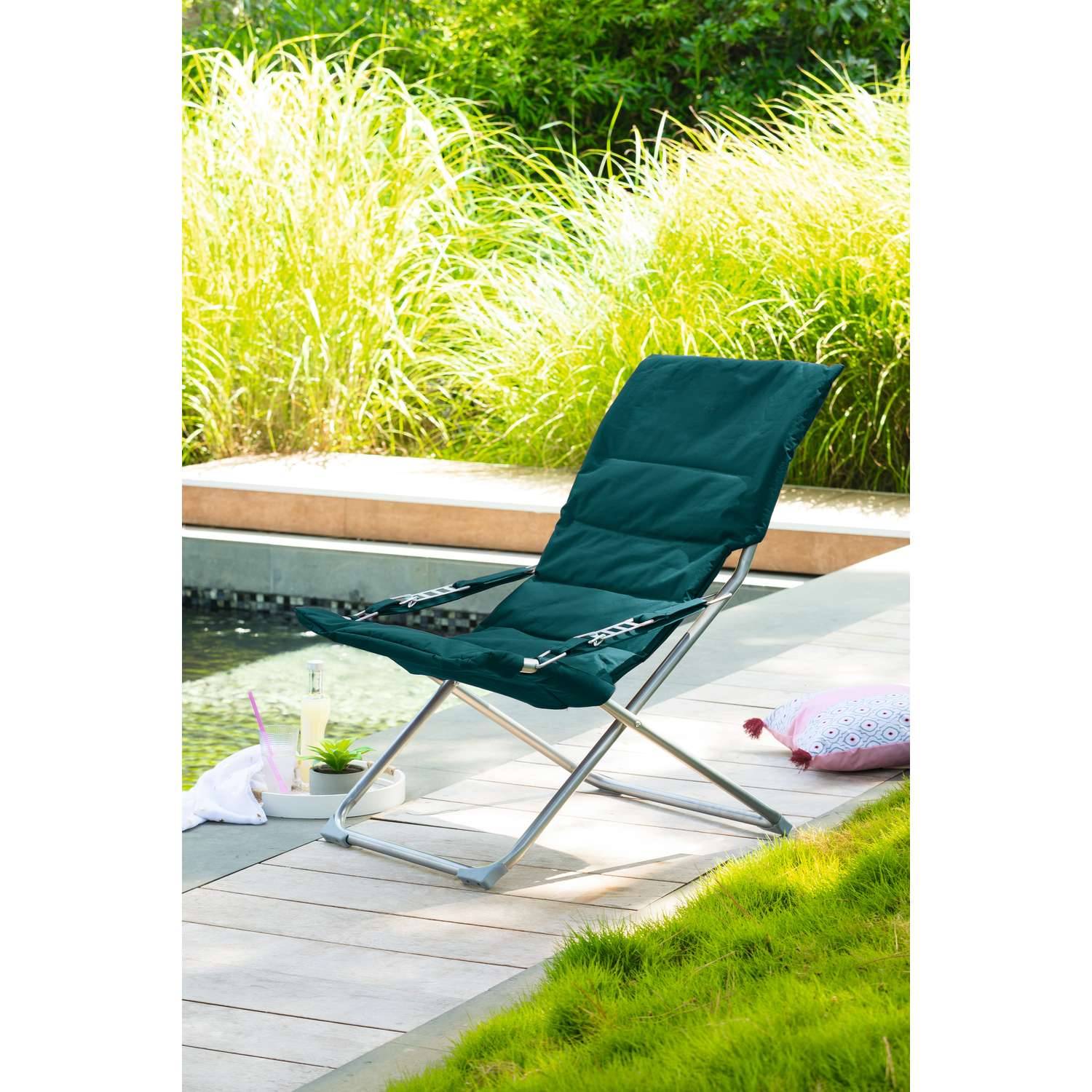 Hesperide - Fauteuil relax de jardin pliable Milos - 3 Positions - Hespéride - Image 2