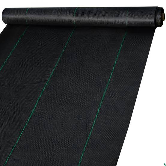 VEVOR Toile tissée jardin 91 m, anti-mauvaises herbes, anti-UV, pour allées, terrasses et potagers. - Image 1