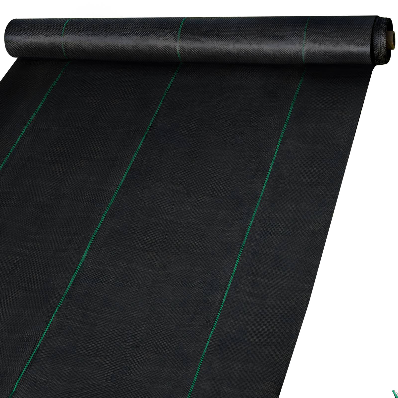 VEVOR Toile tissée jardin 91 m, anti-mauvaises herbes, anti-UV, pour allées, terrasses et potagers. - Image 1