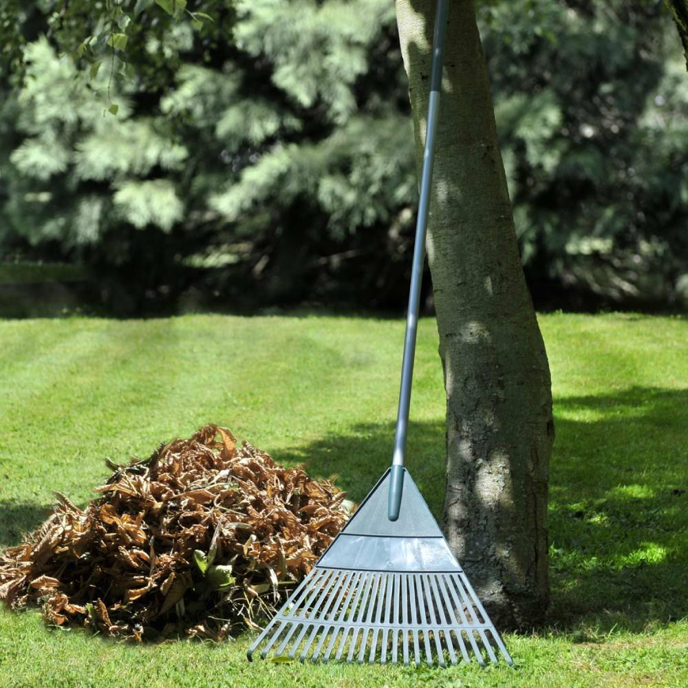 Balai à gazon en plastique - Balai à feuilles - Image 4