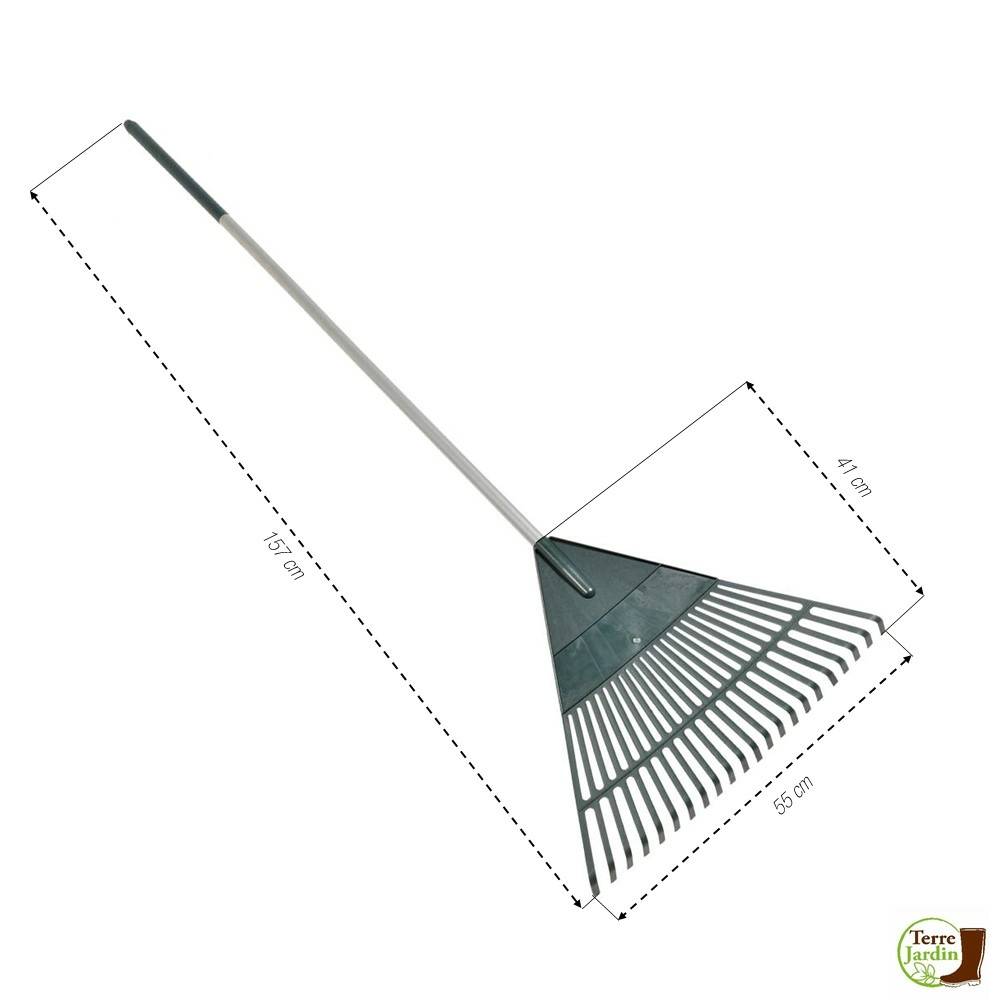 Balai à gazon en plastique - Balai à feuilles - Image 2