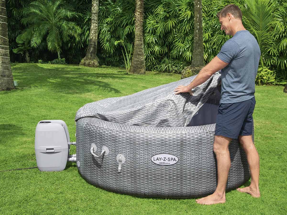 Bestway - Spa gonflable Lay-Z-Spa Honolulu rond Airjet 4/6 places - Bestway - Image 7