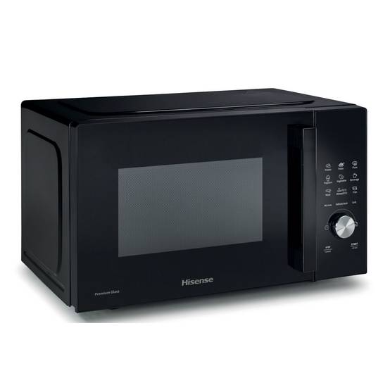Micro-ondes grill 23l 800w noir H23MOBSD1HG Hisense - Image 4