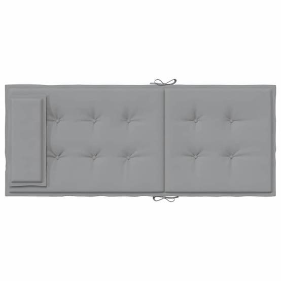 PANGIVO - Coussins de chaise à dossier haut tissu oxford gris 120 x 50 x 3 cm - PANGIVO - Image 7