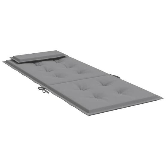 PANGIVO - Coussins de chaise à dossier haut tissu oxford gris 120 x 50 x 3 cm - PANGIVO - Image 6