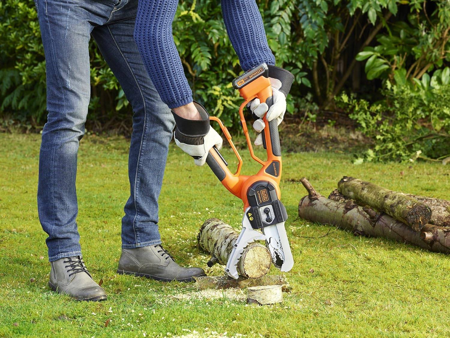 Coupe-branches Alligator - BLACK+DECKER - avec 1 batterie 18V 2Ah - GKC1000L-QW - Image 6