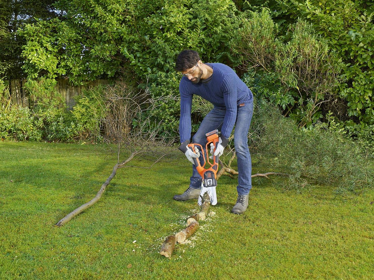 Coupe-branches Alligator - BLACK+DECKER - avec 1 batterie 18V 2Ah - GKC1000L-QW - Image 5