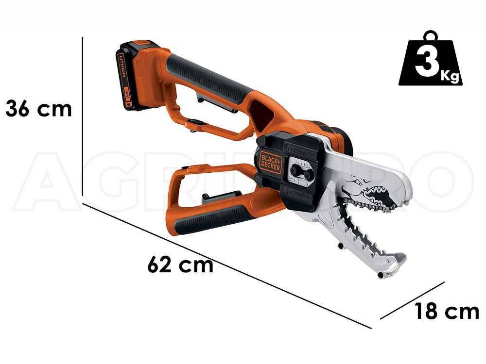 Coupe-branches Alligator - BLACK+DECKER - avec 1 batterie 18V 2Ah - GKC1000L-QW - Image 8