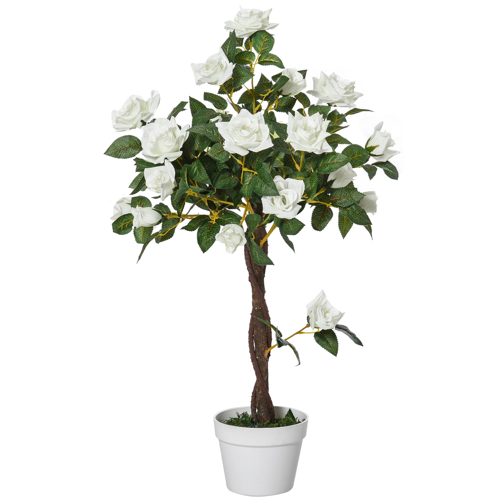 Sans Marque - Arbre artificiel, plante en pot ciment - Image 2