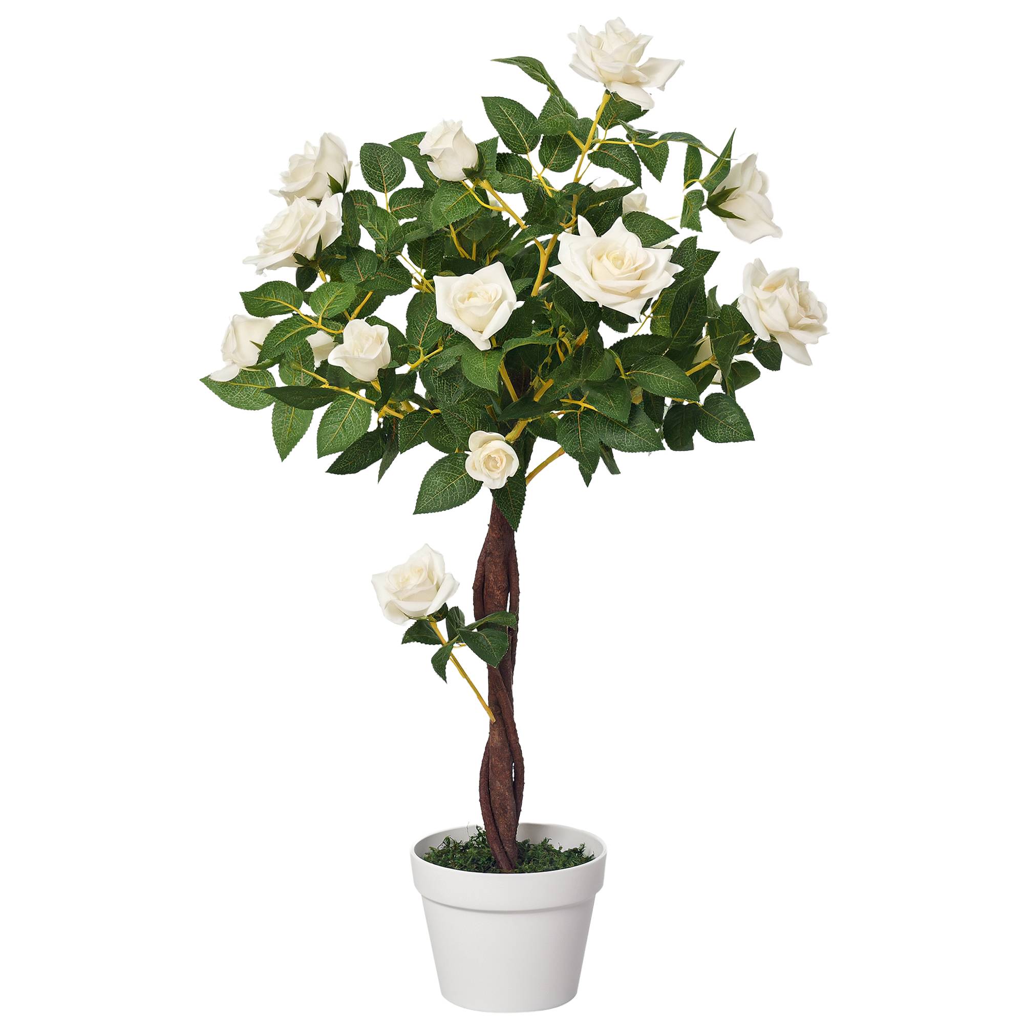 Sans Marque - Arbre artificiel, plante en pot ciment - Image 1