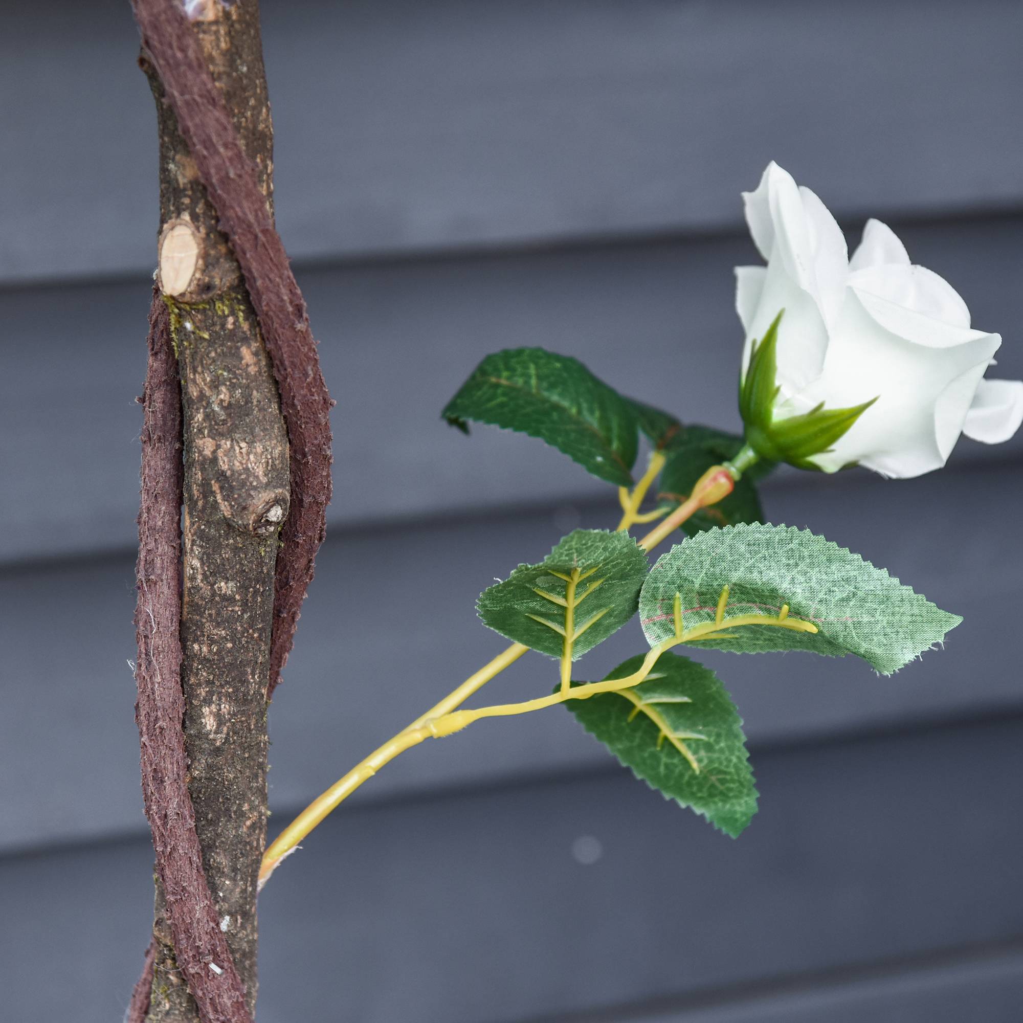 Sans Marque - Arbre artificiel, plante en pot ciment - Image 10