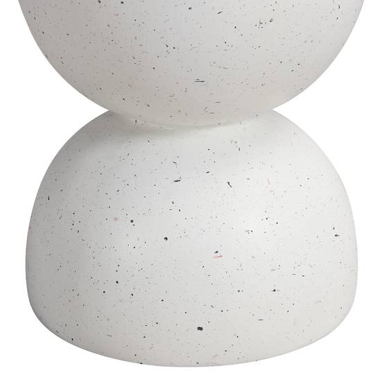 Table d'appoint d'extérieur en MgO, légère et pratique, en terrazzo blanc - Image 8