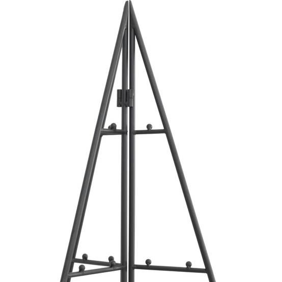 Sapin De Noël - Arbre de Noël en métal pour décoration noir 140 cm - Image 6