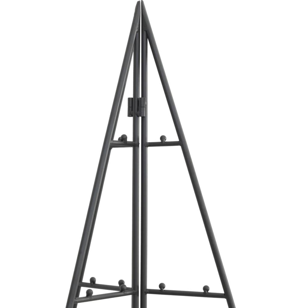 Sapin De Noël - Arbre de Noël en métal pour décoration noir 140 cm - Image 6