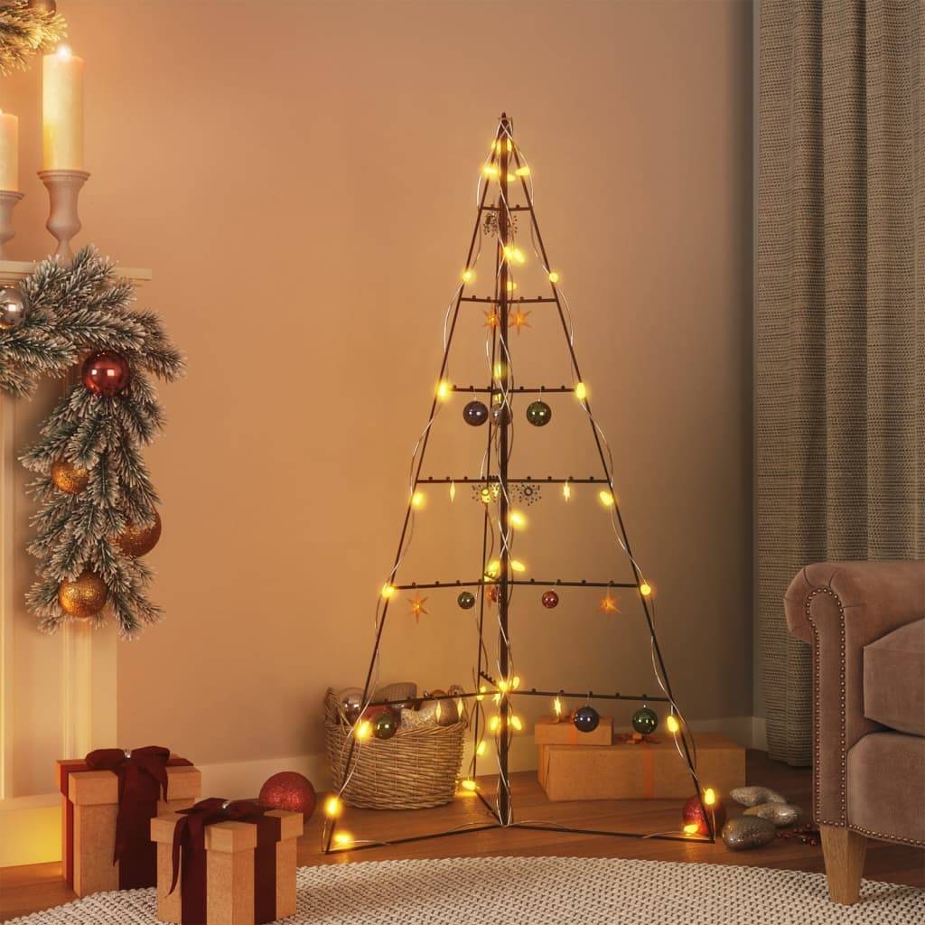 Sapin De Noël - Arbre de Noël en métal pour décoration noir 140 cm - Image 2