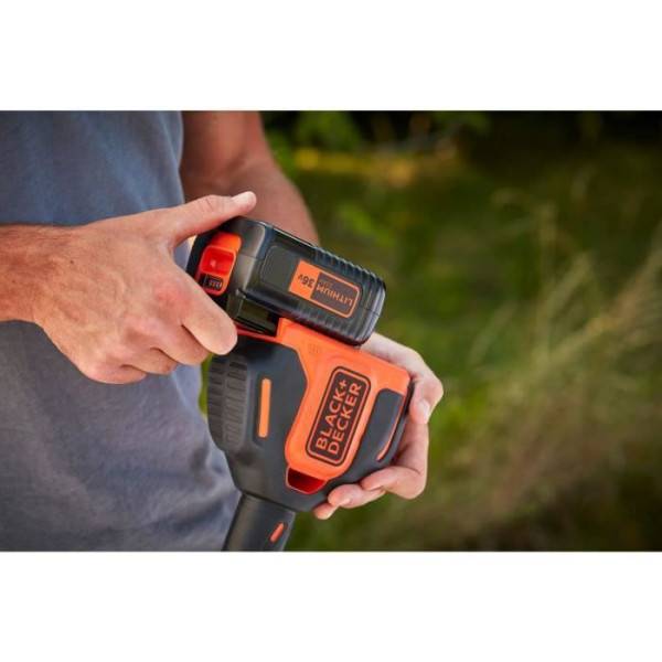 BLACK+DECKER Coupe-Bordures 33cm Sans Fil BCSTE636L1-QW 36V 2,5 Ah POWERCOMMAND Tete Pivotante 180° - Tube Télescopique - 2 - Image 5