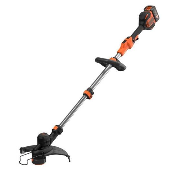 BLACK+DECKER Coupe-Bordures 33cm Sans Fil BCSTE636L1-QW 36V 2,5 Ah POWERCOMMAND Tete Pivotante 180° - Tube Télescopique - 2 - Image 1