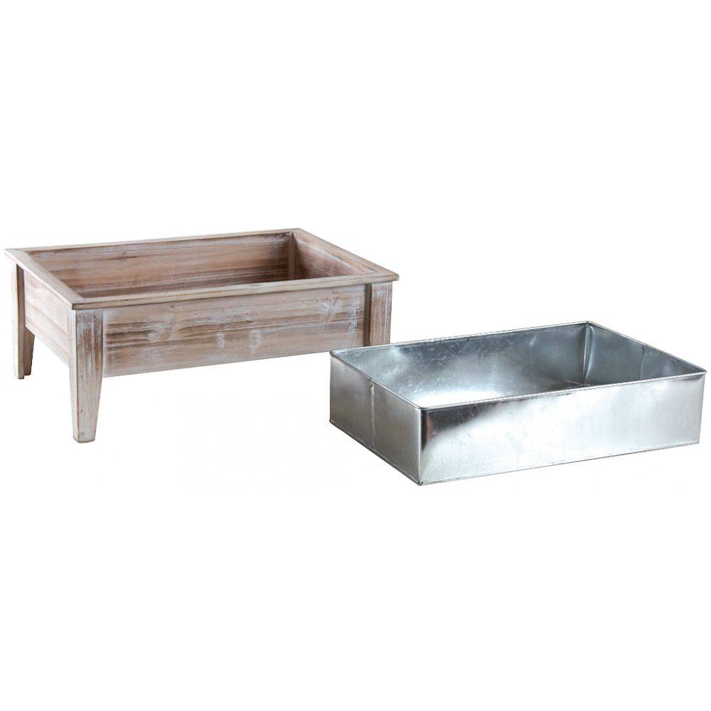 Aubry Gaspard - Carré potager en bois et galva 40 cm x 28 cm - Aubry Gaspard - Image 4
