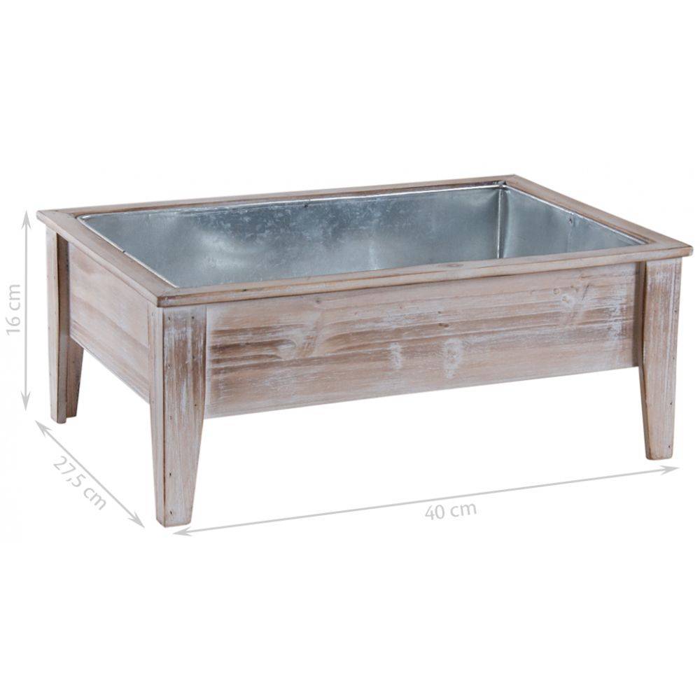 Aubry Gaspard - Carré potager en bois et galva 40 cm x 28 cm - Aubry Gaspard - Image 3