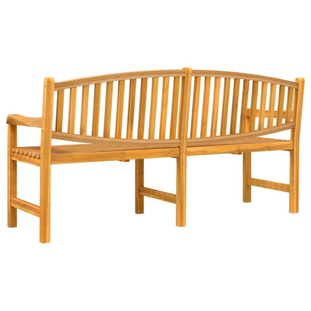 Maison Chic - Banc de jardin - Banc d'extérieur - Banquette 179,5x60x90 cm bois de teck solide - Image 5