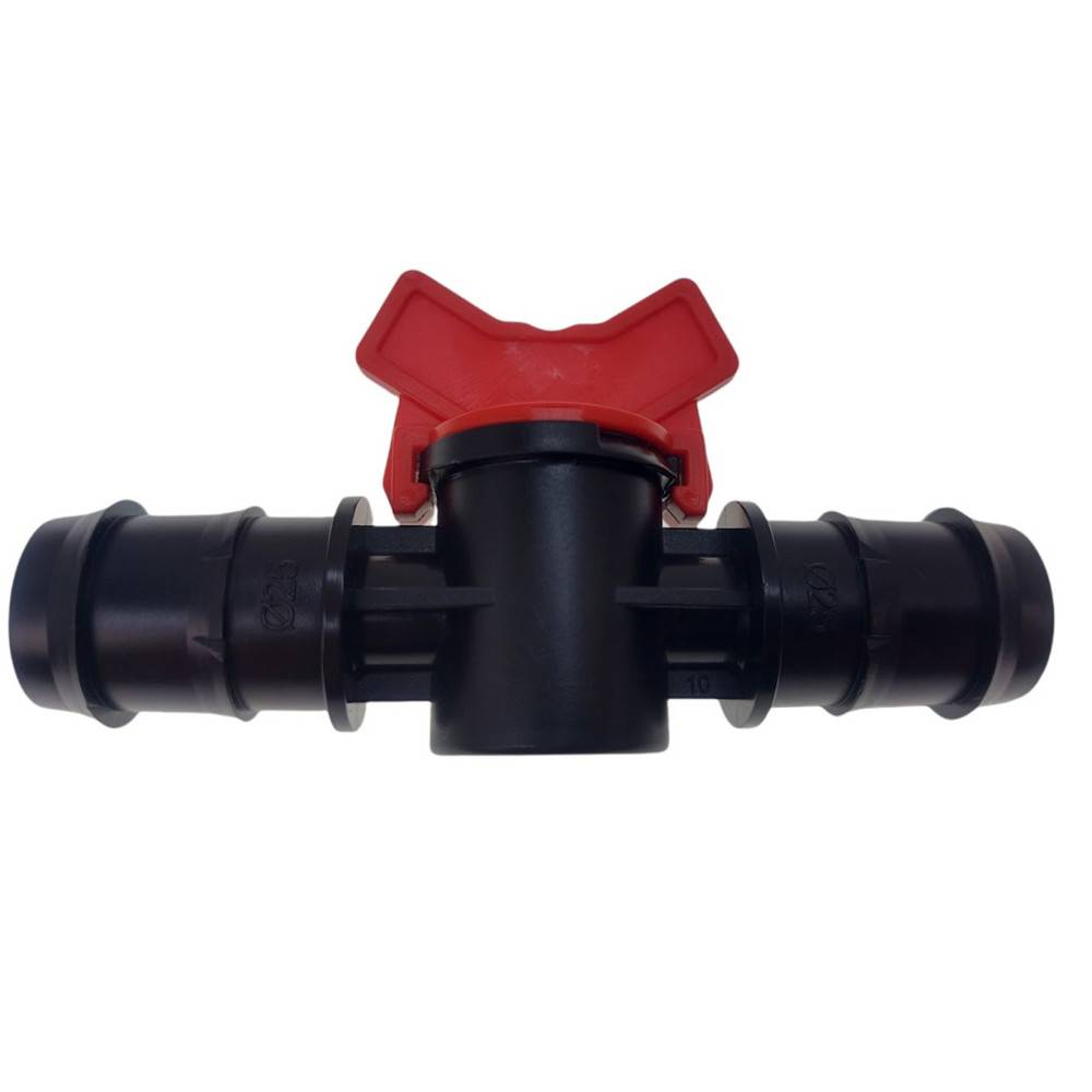 mini vanne ø25 mm - vanne cannelée pour tuyau 25 mm ext - Image 1