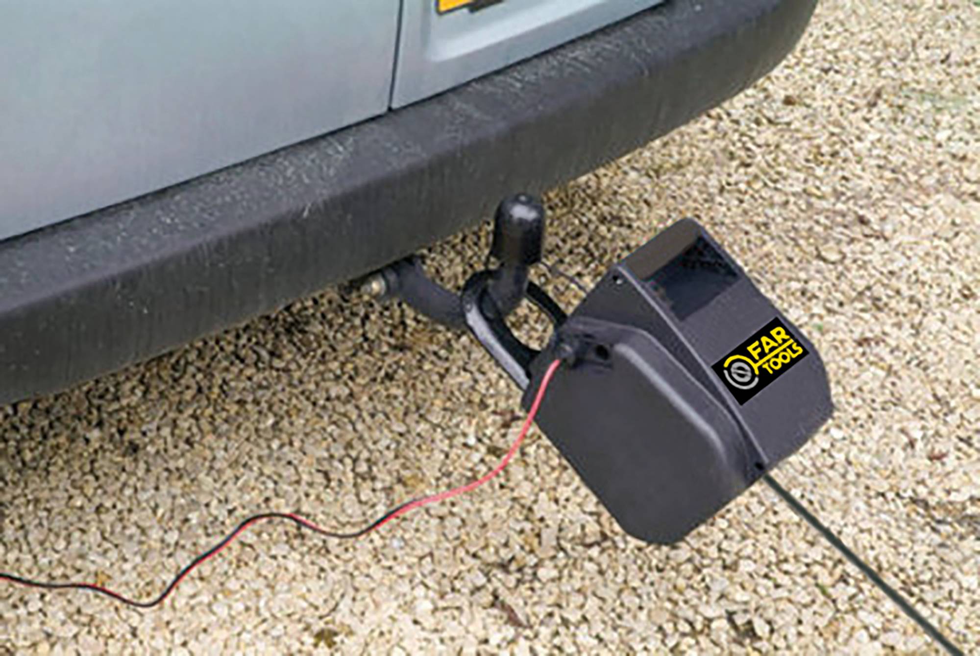 Treuil électrique portable 12V tirage maxi 907Kg FARTOOLS - Image 2