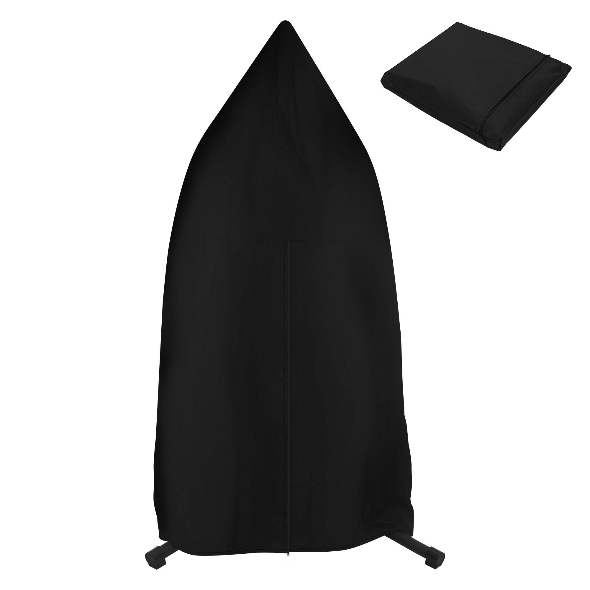 Ml-Design - Housse de protection de fauteuil suspendu protection anti pluie imperméable noir - Image 1