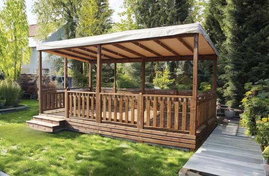 TERRASSE AUTOPORTEE 6MX3M AVEC PERGOLA 6MX3M - Image 1