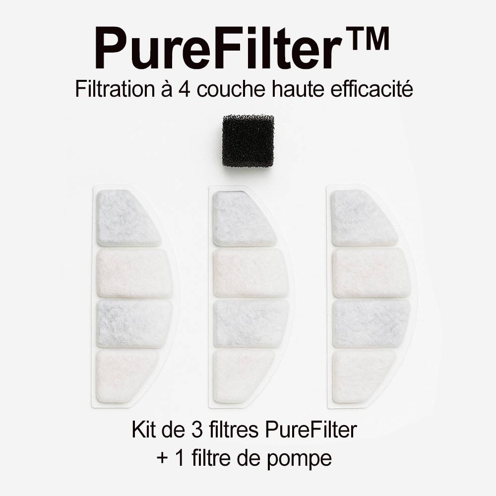 Eziclean - 3 filtres + 1 filtre pompe EZIclean Nutribot Connect - Image 2