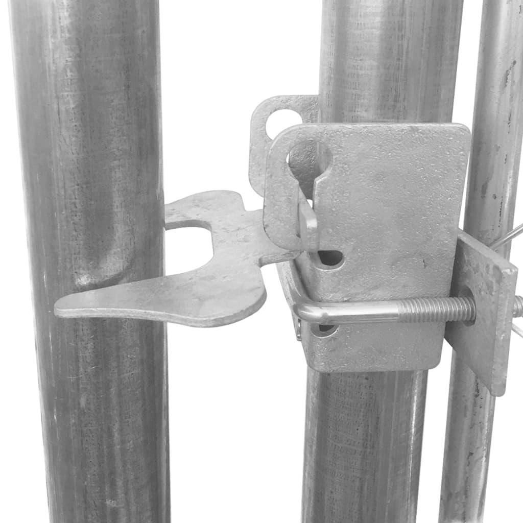 Chenil extérieur cage enclos parc animaux chien extérieur avec toit pour chiens 382 x 382 x 225 cm - Image 5
