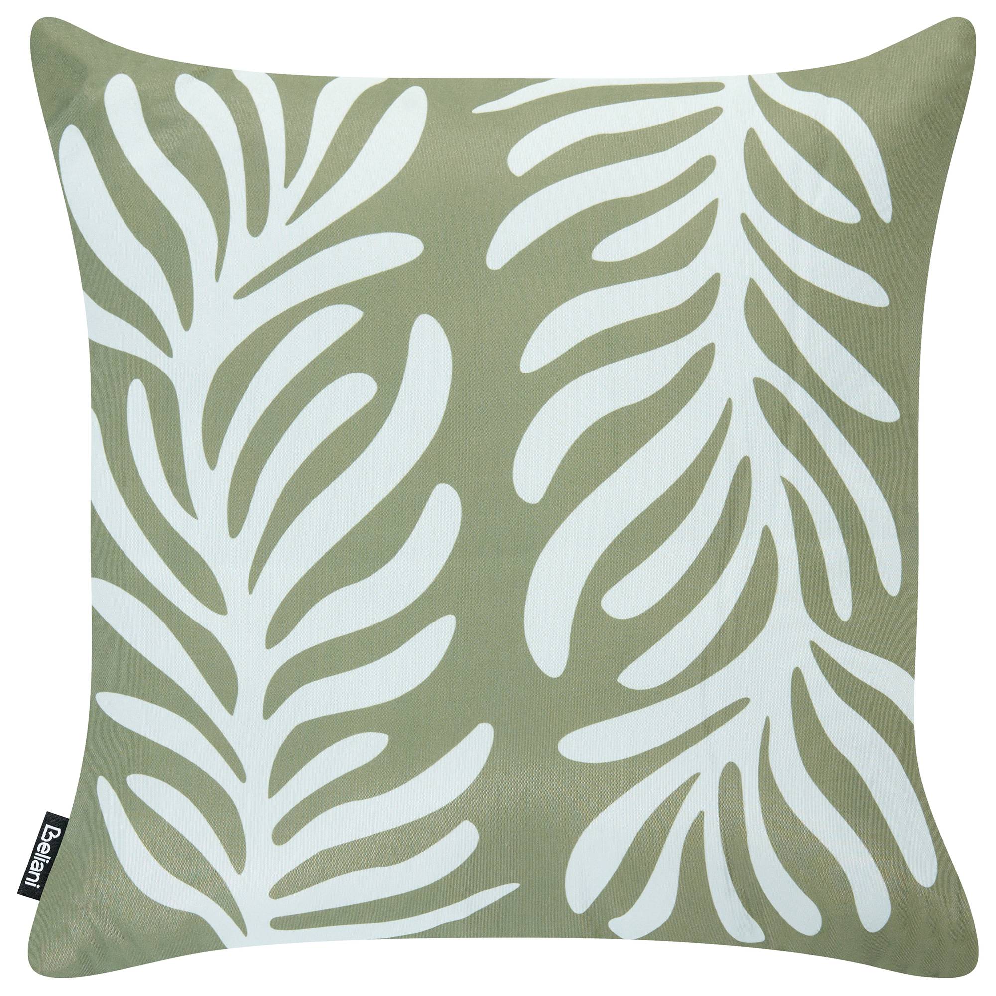 Beliani - Coussin d'extérieur Polyester Vert olive ALISMA - 45x45x10- Beliani - Image 4
