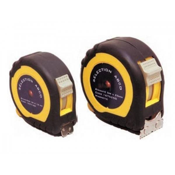 Mètre à ruban bi-matière ralentisseur VOLA 8m x 25mm - 162825G