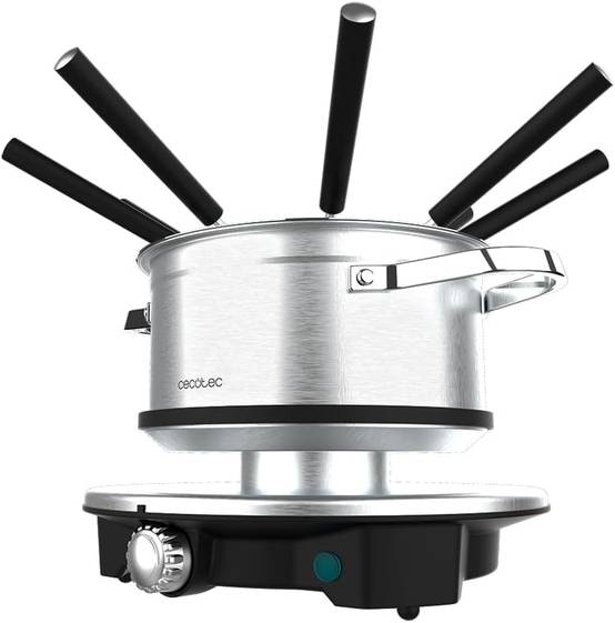 Fondue électrique inox 1500 W 8 personnes avec thermostat