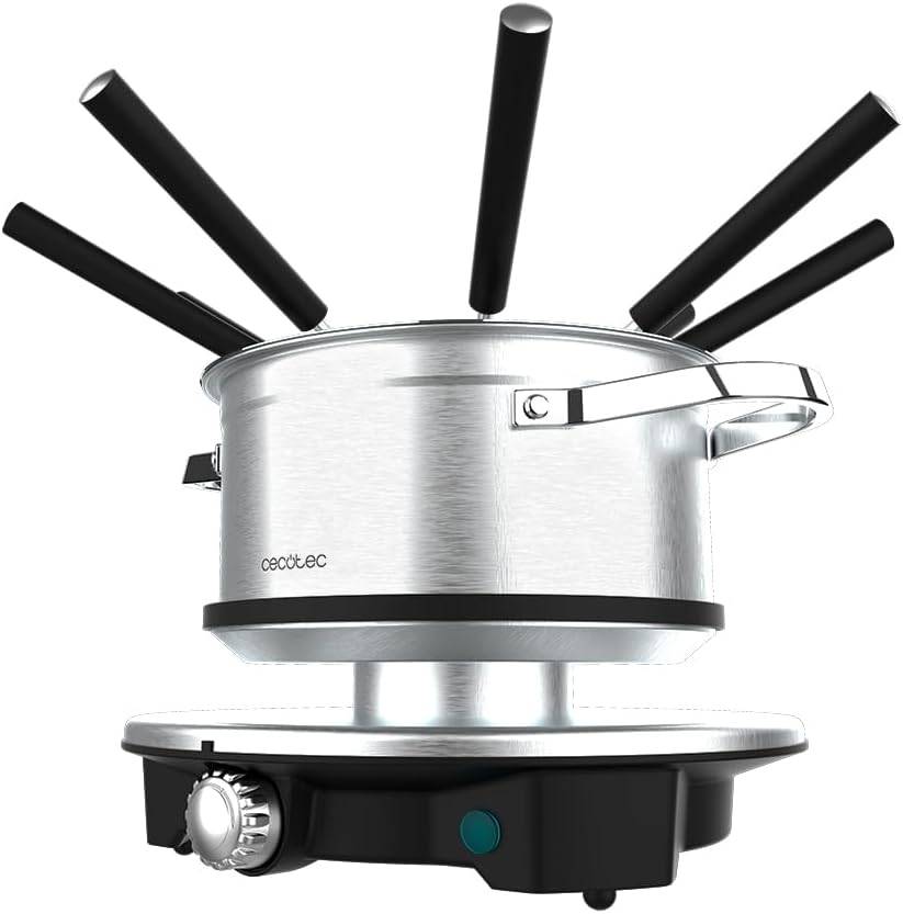 Fondue électrique inox 1500 W 8 personnes avec thermostat