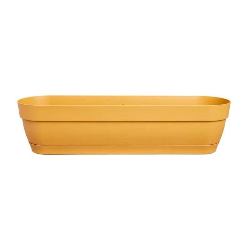 Elho - Planteur Rectangle Vibia - Plastique - Réservoir - ø70 - Rose Poussiere - Image 2