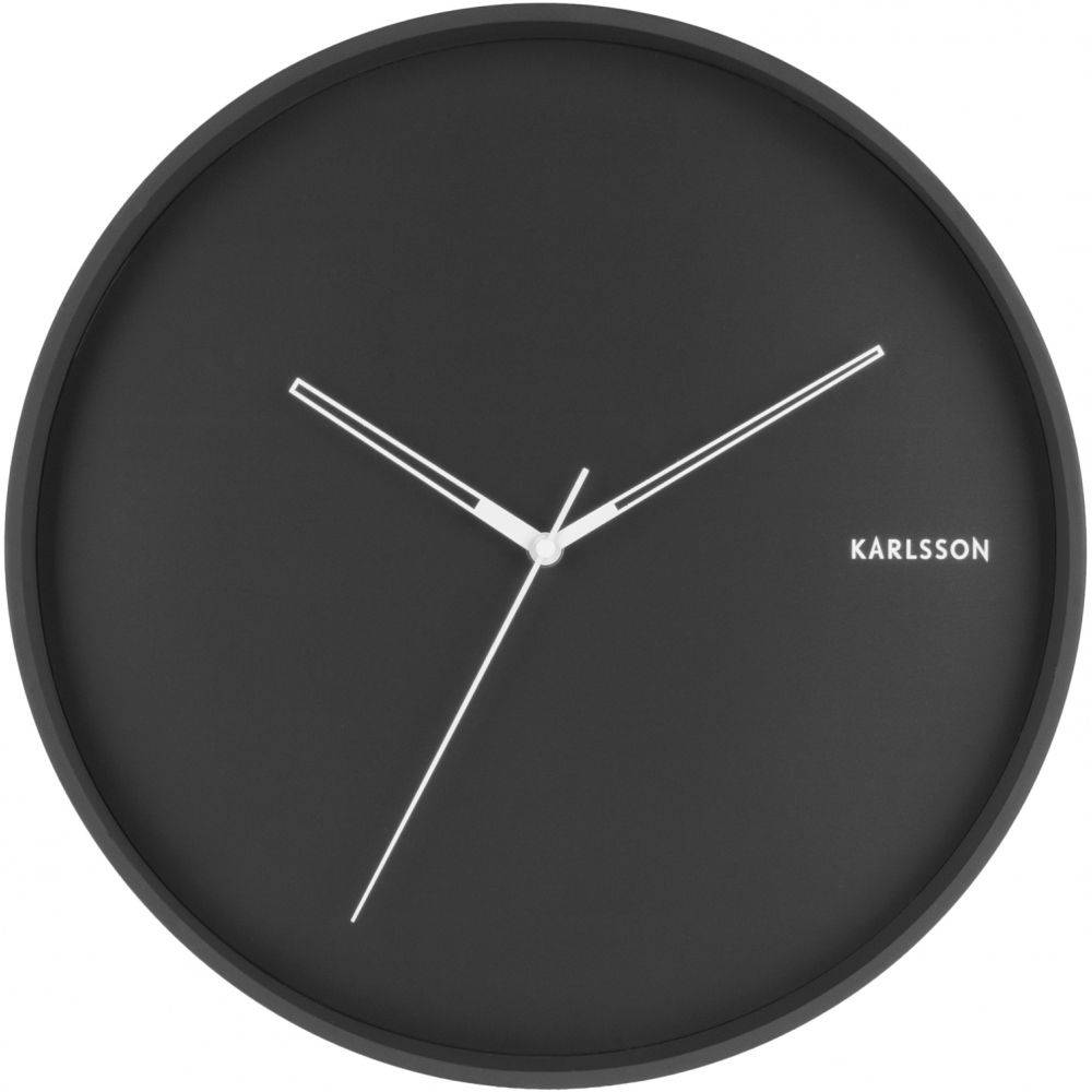 Karlsson - Horloge en métal Hue Noir - Image 2