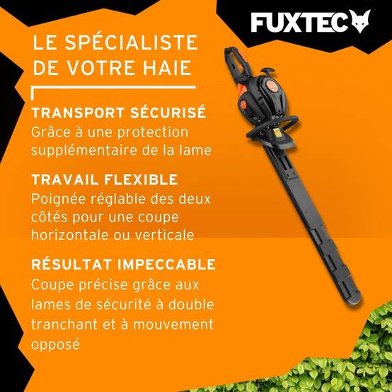 FUXTEC - Taille-haies thermique professionnel - FUXTEC FX-MHP126 - 25,4cm3 lame 80cm - Image 5