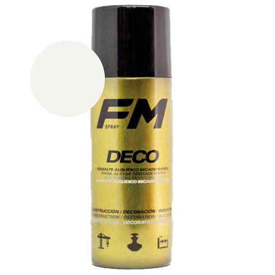 Bombe de peinture blanc 400ml - Blanc mat - RAL 9010 - Image 1