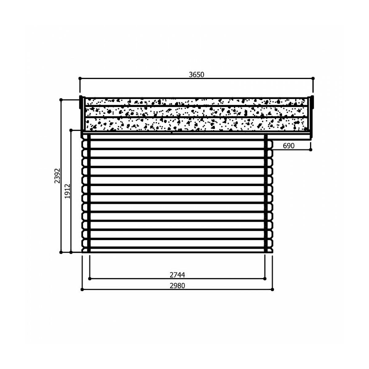 Habitat Et Jardin - Abri Jardin Bois "dole" - Modèle Imprégné - 11.56 M² - 3.88 X 2.98 X 2.39 M - 28 Mm -solid - Image 4
