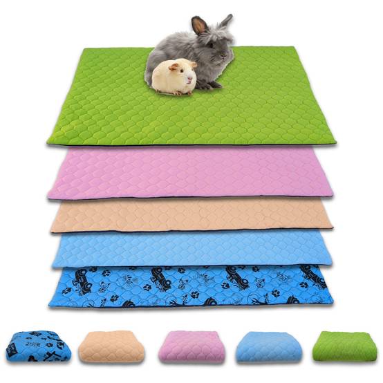 Lot de 2 - Tapis qui remplace la Litière pour Cochon d'Inde et Lapin - Absorbant, Imperméable, Passe en Machine 105 x 105 cm - Neo Solvo - Image 9