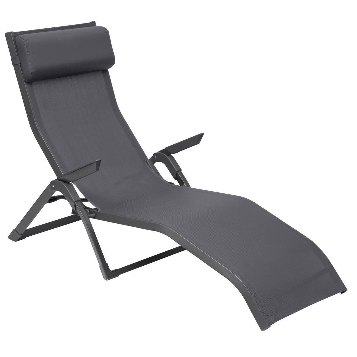 Hesperide - Transat "Decima" ardoise & gris quartz aluminium traité époxy en texaline Hespéride - Image 2