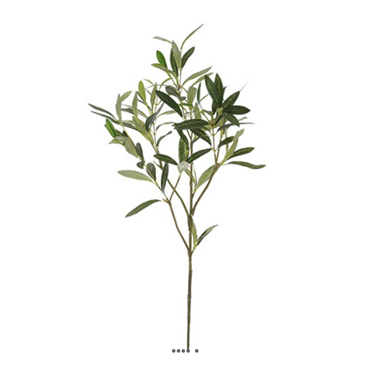 Branche d'olivier artificiel H 70 cm L 25 cm - Image 2
