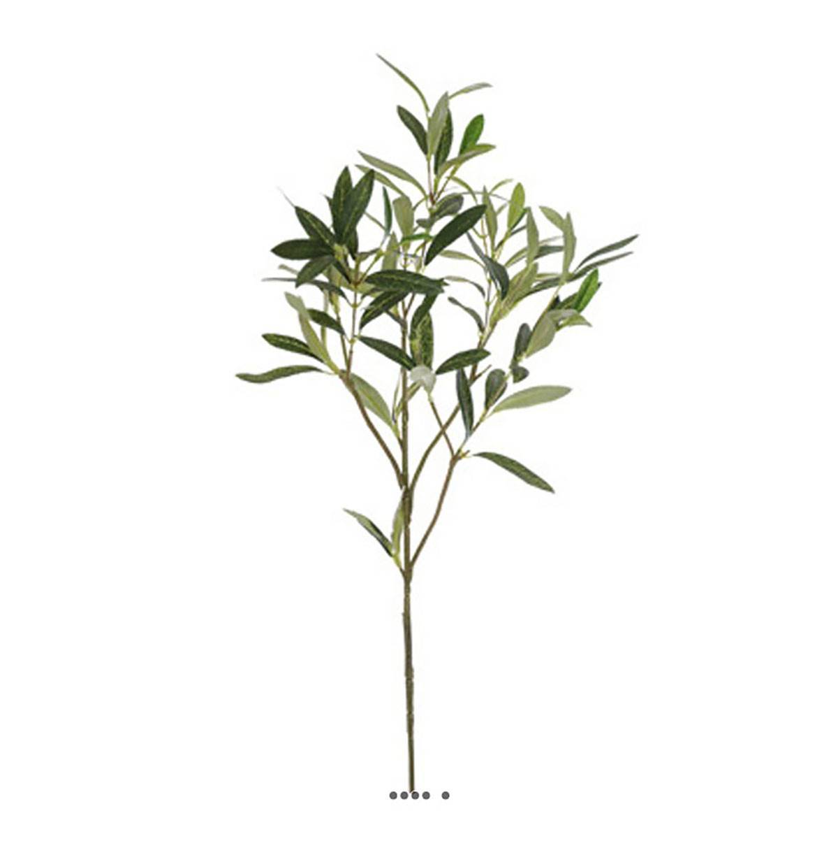 Branche d'olivier artificiel H 70 cm L 25 cm - Image 1