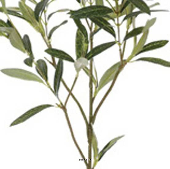 Branche d'olivier artificiel H 70 cm L 25 cm - Image 3