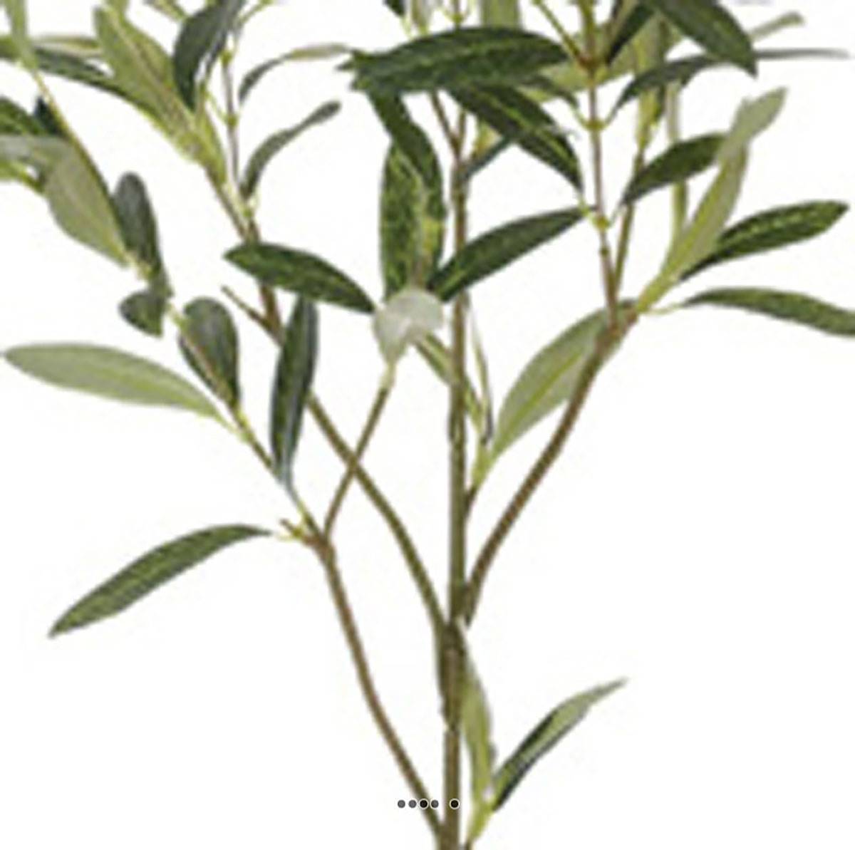 Branche d'olivier artificiel H 70 cm L 25 cm - Image 3