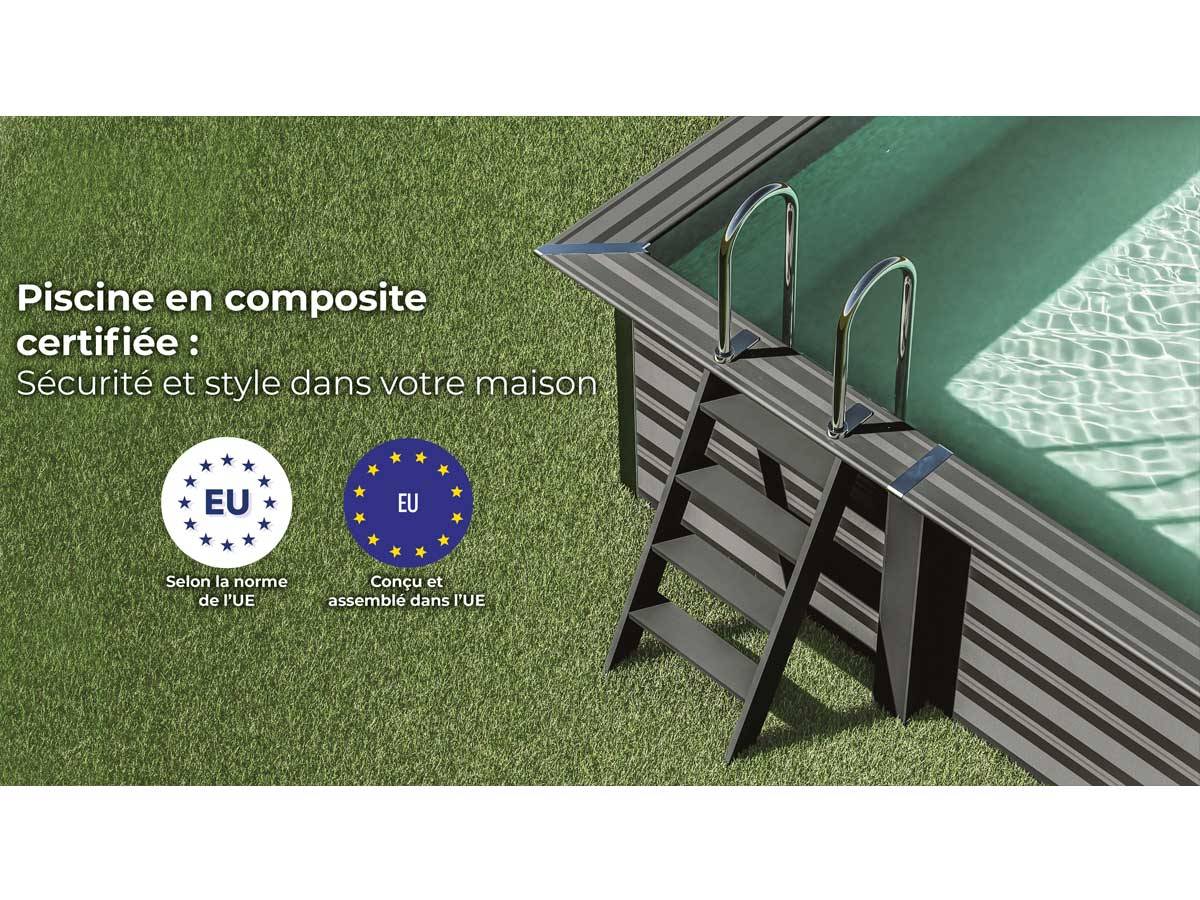 Gré - Piscine composite Avant-Garde rectangulaire 4,66 x 3,26 x 1,24 m - Gré - Image 9