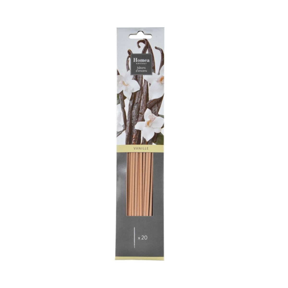 Lot de 20 Bâtons d'Encens "Essentiel II" 25cm Vanille - Image 2