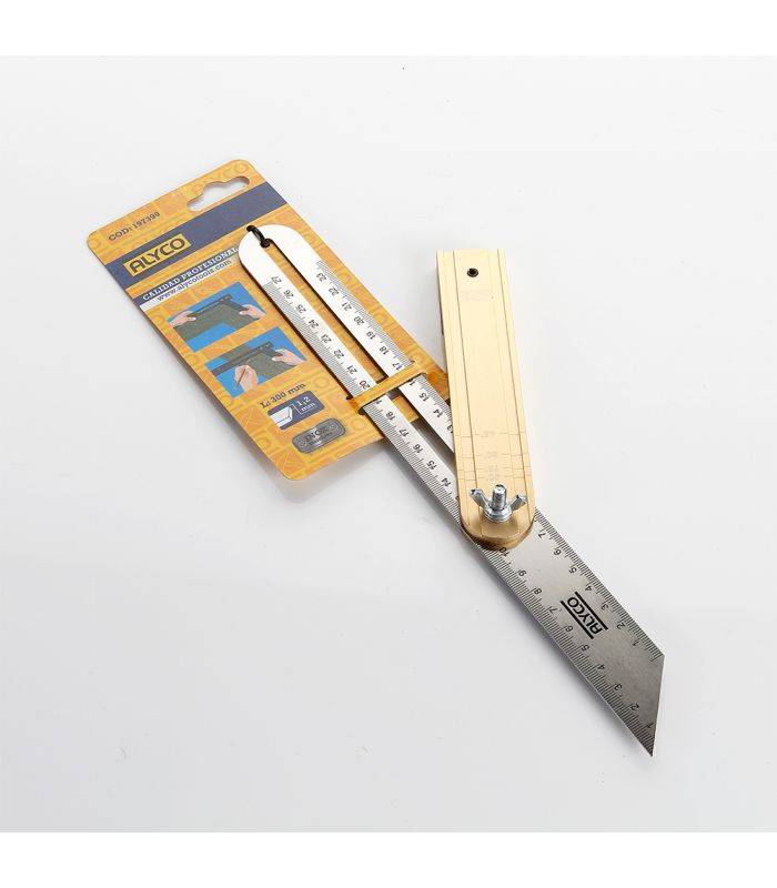 Fausse Équerre En Inox 300 Mm Manche Aluminium Alyco Alyco 197399 - Image 2